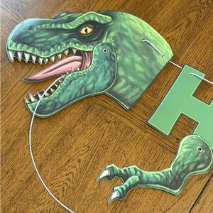 Dinosaur Party materials